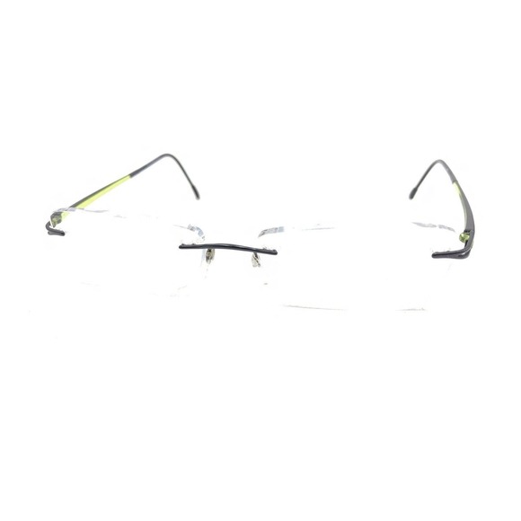 Silhouette 7622 50 6058 Titanium Black Green Rimless Eyeglasses Frames 19 140 - Picture 8 of 13